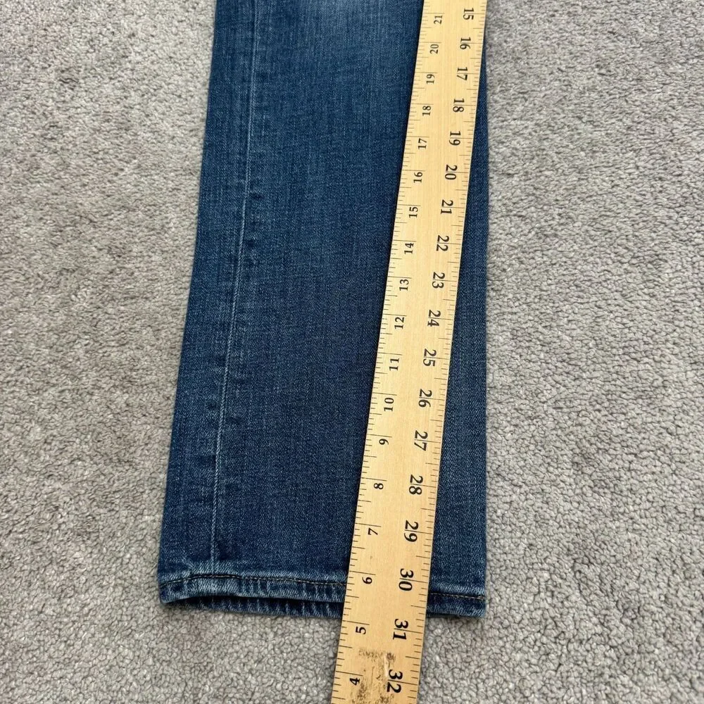 Lucky Brand Mid Rise Straight Sweet Denim Jeans Womens 12/31 Blue Cotton Casual